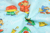 Teddy Bears with Raincoat Harrrods the Department Store! 1 Meter Medium Thickness Printed Plain Cotton Fabric, Craft Fabric