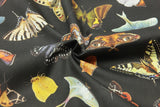 Butterfly Species Book 4 prints! 1 Yard Medium Thickness Plain Cotton Fabric, Fabric by Yard, Yardage Cotton Fabrics for Clothes Crafts