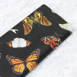 Butterfly Species Book 4 prints! 1 Yard Medium Thickness Plain Cotton Fabric, Fabric by Yard, Yardage Cotton Fabrics for Clothes Crafts