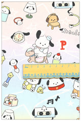 Hello Kitty My Melody Pochacco Sanrio! 1 Yard Printed Cotton Fabric, Fabric by Yard, Yardage Bag Fabrics, Children Fabrics, Kids, Japanese