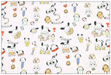 Hello Kitty My Melody Pochacco Anime! 1 Yard Printed Cotton Fabric, Fabric by Yard, Yardage Bag Fabrics, Children Fabrics, Kids, Japanese