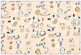 Hello Kitty My Melody Pochacco Anime! 1 Yard Printed Cotton Fabric, Fabric by Yard, Yardage Bag Fabrics, Children Fabrics, Kids, Japanese