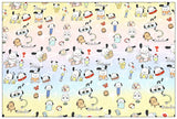 My Melody Hello Kitty Pochacco Anime! 1 Yard Printed Cotton Fabric, Fabric by Yard, Yardage Bag Fabrics, Children Fabrics, Kids, Japanese