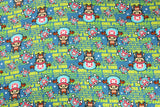 One Piece Luffy Cartoon Japanese Cartoon 2 Colors! 1 Meter Printed Cotton Fabric, Fabric by Yard, Yardage Fabrics, Children  Kids