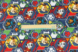 Paw Patrol Series 2 6 prints! 1 Meter Medium Thickness Cotton Fabric, Fabric by Yard, Yardage Cotton Fabrics for Style Clothes, Bags Dog