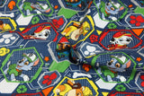 Paw Patrol Series 2 6 prints! 1 Meter Medium Thickness Cotton Fabric, Fabric by Yard, Yardage Cotton Fabrics for Style Clothes, Bags Dog