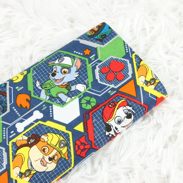 Paw Patrol Series 2 6 prints! 1 Meter Medium Thickness Cotton Fabric, Fabric by Yard, Yardage Cotton Fabrics for Style Clothes, Bags Dog