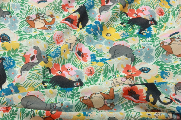 Tarzan II 2 Prints! 1 Meter Light Thickness Cotton Fabric, Fabric by Yard, Yardage Cotton Fabrics for Style Clothes, Bags Dog, Great Dane