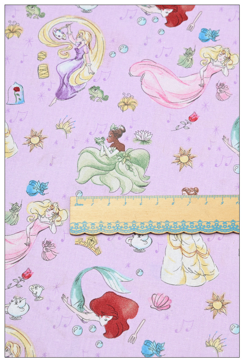 Princesses voilet! 1 Meter Plain Cotton Fabric by Yard, Yardage Cotton Fabrics for Style Craft Bags