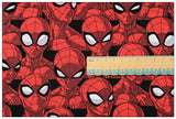 Spider-man Red! 1 Meter Medium Thickness Printed Plain Cotton Fabric, Fabric by Yard, Yardage Batman Fabric