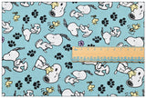 Snoopy 3 prints! 1 Meter Plain Cotton Fabric by Yard, Yardage Cotton Fabrics for Style Craft Bags