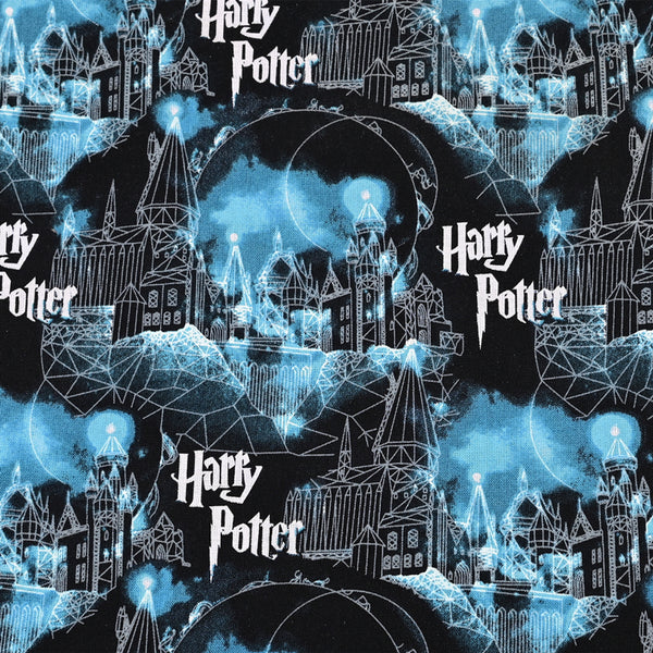 Hogwarts Harry Potter! 1 Meter Plain Cotton Fabric by Yard, Yardage Cotton Fabrics for Style Craft Bags