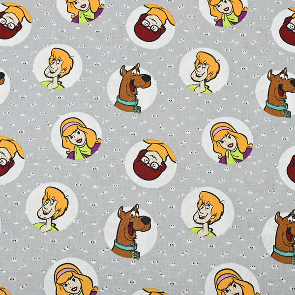 Scooby-Doo the Dog Great Dane! 1 Meter Plain Cotton Fabric by Yard, Yardage Cotton Fabrics for Style Bags