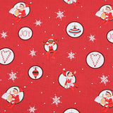 JOY the Elf on the Shelf Christmas! 1 Meter Plain Cotton Fabric by Yard, Yardage Cotton Fabrics for Style Bags Craft