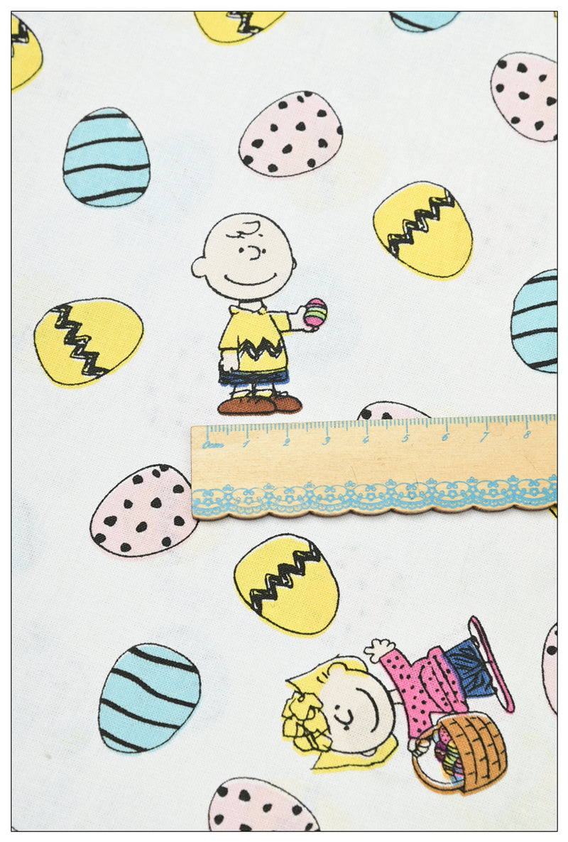 Snoopy 3 prints! 1 Meter Plain Cotton Fabric by Yard, Yardage Cotton Fabrics for Style Craft Bags