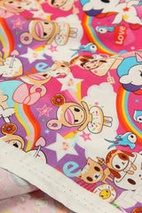 Tokidoki Anime Characters Series 1 ! 1 Yard Quality Printed Cotton Fabric, Fabric by Yard, Yardage Cotton Children Fabrics, Japanese