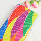 Rainbow color! 1 Meter Medium Thickness Plain Cotton Fabric, Fabric by Yard, Yardage Cotton Fabrics for Clothes Crafts