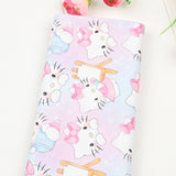 Hello Kitty 6 prints! 1 Yard Printed Cotton Fabric, Fabric by Yard, Yardage Bag Fabrics, Children Fabrics, Kids, Japanese