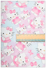 Hello Kitty 6 prints! 1 Yard Printed Cotton Fabric, Fabric by Yard, Yardage Bag Fabrics, Children Fabrics, Kids, Japanese