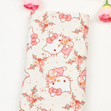 Hello Kitty 6 prints! 1 Yard Printed Cotton Fabric, Fabric by Yard, Yardage Bag Fabrics, Children Fabrics, Kids, Japanese