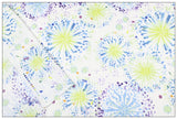 Fireworks Pattern Japanese Style Retro! 1 Meter Medium Summer Slub Cotton Floral Fabric by Yard, Yardage Cotton Fabrics Style Garments, Bags