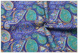 Paisley Pattern Collection 9 Prints! 1 Yard Medium Cotton Fabric, Fabric by Half Yard for Style Clothes, Bags