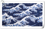 神奈川沖浪裏 Great Wave Japanese Ukiyo-e! 1 Meter Quality Printed Cotton, Fabrics by Yard, Fabric Yardage Floral Fabrics Japanese Style