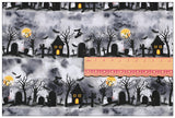 Halloween Night ! 1 Yard Medium Thickness Plain Cotton Fabric, Fabric by Yard, Yardage Cotton Fabrics for Clothes Crafts