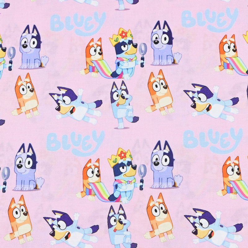 Bluey and Bingo the puppies 3 Colors! 1 Yard Quality Medium Thickness