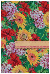 Sun Flowers Floral! 1 Meter Medium Thickness Plain Cotton Fabric, Fabric by Yard, Yardage Cotton Fabrics for Clothes Crafts