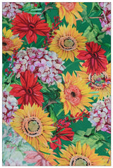 Sun Flowers Floral! 1 Meter Medium Thickness Plain Cotton Fabric, Fabric by Yard, Yardage Cotton Fabrics for Clothes Crafts