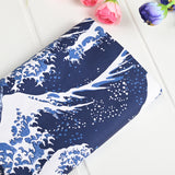 神奈川沖浪裏 Great Wave Japanese Ukiyo-e! 1 Meter Quality Printed Cotton, Fabrics by Yard, Fabric Yardage Floral Fabrics Japanese Style