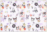 Hello Kitty My Melody Pochacco Sanrio! 1 Yard Printed Cotton Fabric, Fabric by Yard, Yardage Bag Fabrics, Children Fabrics, Kids, Japanese