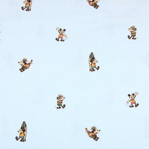 Small Mickey Dancing! 1 Meter Medium Plain Cotton Fabric by Yard, Yardage Fabrics for Shirts, Summer Fabrics