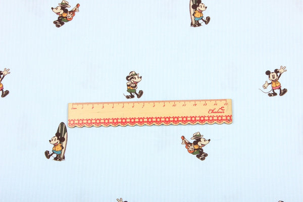 Small Mickey Dancing! 1 Meter Medium Plain Cotton Fabric by Yard, Yardage Fabrics for Shirts, Summer Fabrics