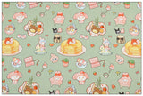 My Melody Hello Kitty Pochacco Anime! 1 Yard Printed Cotton Fabric, Fabric by Yard, Yardage Bag Fabrics, Children Fabrics, Kids, Japanese