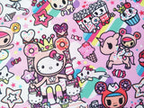 Hello Kitty x Tokidoki! 1 Meter Printed Stretch Poly Fabric, Fabric by Yard, Yardage  Bag Fabrics, Children Fabrics,Japanese - fabrics-top