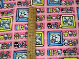 Adorable little ones, Japanese Cartoon Characters! 1 Meter Medium Thickness Plain Cotton Fabric, Fabric by Yard, Yardage Cotton Fabrics - fabrics-top