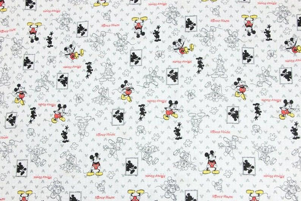 Mickey Shadow! 1 Meter Medium Thicknessa Seersucker Cotton Fabric, Fabric by Yard, Yardage Fabrics for Shirts, Summer Fabrics