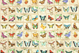 Butterfly Book! 1 Meter Printed Cotton Fabric, Fabric by Yard, Yardage Fabrics, Children  Kids