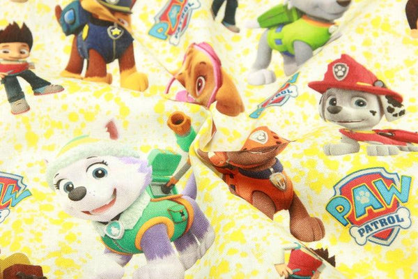 Paw Patrol 3D!  1 Meter Medium Thickness Cotton Fabric, Fabric by Yard, Yardage Cotton Fabrics for Style Clothes, - fabrics-top