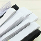 10 Yards White Stretch Elastic Band. Flat Elastic Belt, Rubber band, 8 sizes  0.3cm 0.7cm 1.4cm 2cm 2.5cm 3cm  4cm 5cm