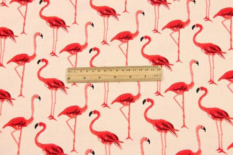 Flamingo Pink! 1 Meter Plain Cotton Fabric, Fabric by Yard, Yardage Cotton Fabrics for  Style Garments, Bags - fabrics-top