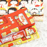 Mieby 4 Colors! 1 Meter Medium Printed Cotton Fabric, Fabric by Yard, Yardage Cotton Bag Fabrics retro Japnese Anime - fabrics-top