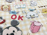 Adorable Disney Characters Together! 1 Meter Medium Thickness  Cotton Fabric, Fabric by Yard, Yardage Cotton Fabrics for  Style Garments - fabrics-top