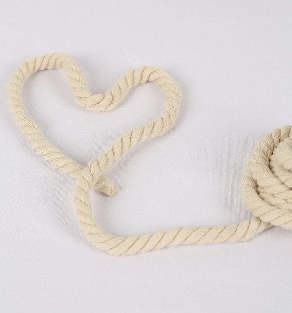 Cotton Rope, 10 / 5 Meters  3-Ply Cotton Rope, Cotton Cord, 4mm~22mm dimensions, Cotton Bag Strap, Draw String, Thick Cotton Rope