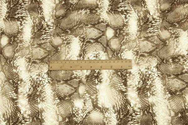 Boa Snake Skin! 1 Meter Heavy Cotton Fabric, Fabric by Yard, Yardage Cotton Fabrics for  Style Garments, Bags Animal Print - fabrics-top