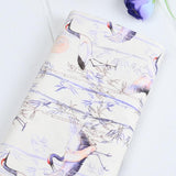 Red-crowned Crane Birds! 1 Meter Medium Weight Plain Cotton Fabric, Fabric by Yard, Yardage Cotton Fabrics for  Style Garments, Bags - fabrics-top