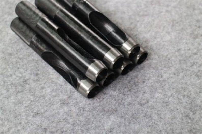 Quality High Speed Steel Leather punch, Hole Puncher, Round Hole Tool,1mm, 1.5mm,2mm,3mm,4mm,5mm,6mm,7mm,8mm,9mm,10mm 20mm 30mm 40mm 50 - fabrics-top