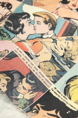 Retro Woman Comics ! 1 meter of Quality Printed Cotton Fabrics by Yard, Fabric Yardage Comics Fabrics - fabrics-top